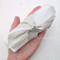 15cm selenite stick bundle with ribbon