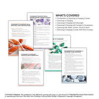 Cleansing & Charging Crystals | Digital Guidebook