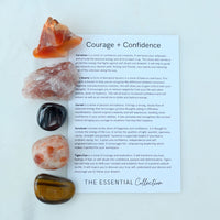increase your confidence with these raw and tumbled crystals, made in Australia, crystal kit