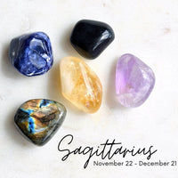sagittarius star sign crystals sodalite labradorite citrine amethyst