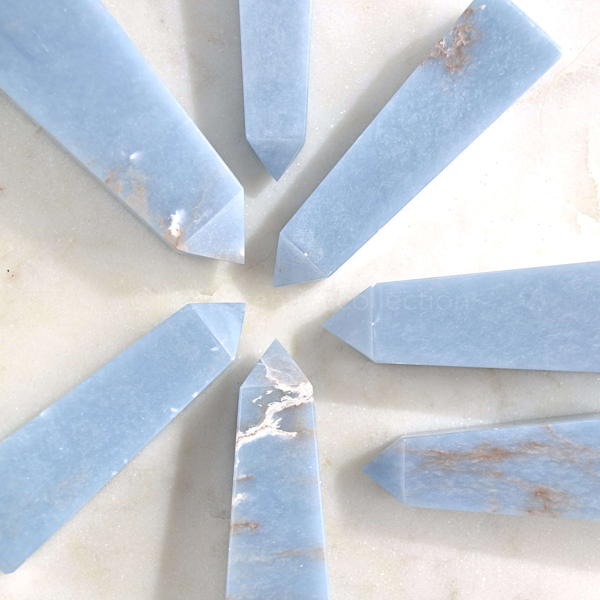 angelite obelisk crystal towers