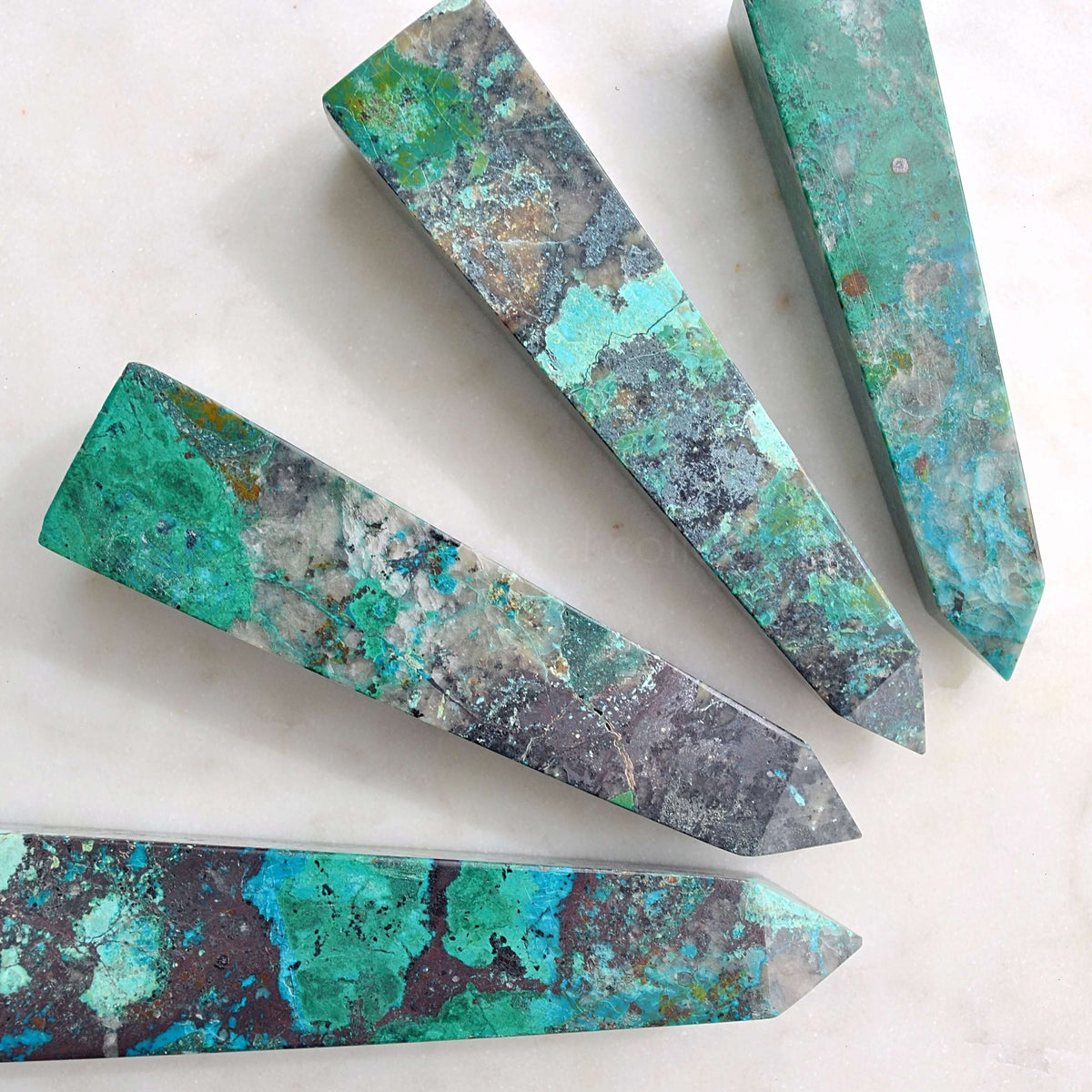 chrysocolla obelisk generator crystal towers