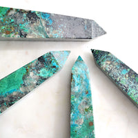 chrysocolla obelisk towers