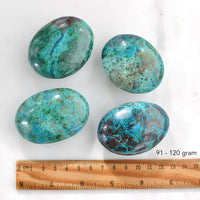 chrysocolla palm stones