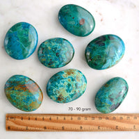 chrysocolla palm stones