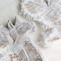 clear quartz crystal unicorn carvings