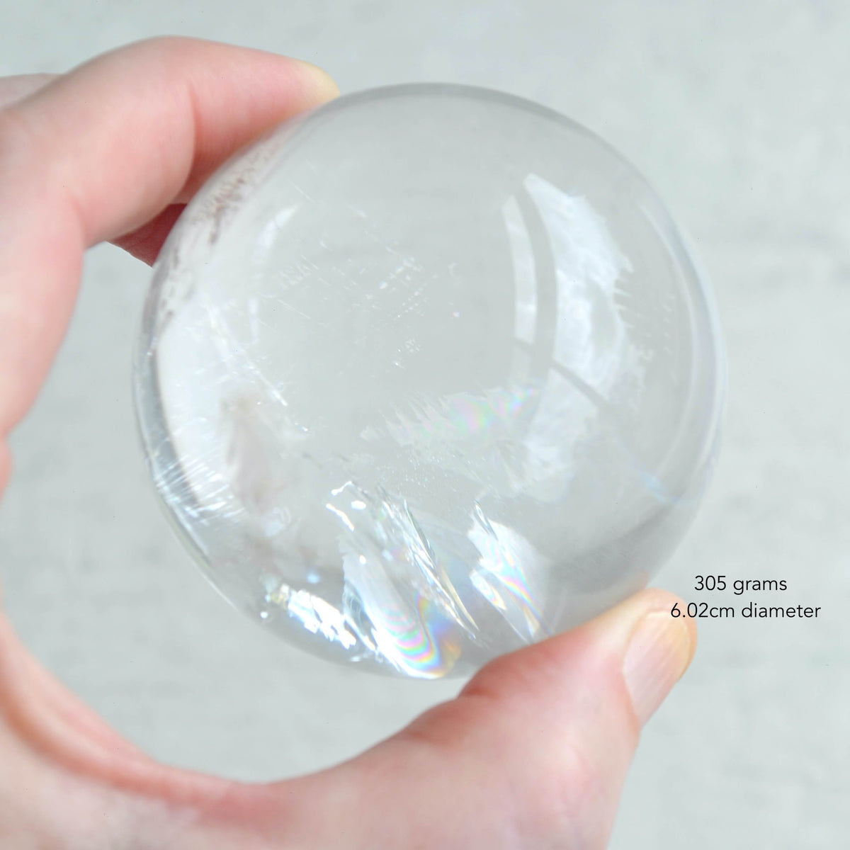 clear quartz crystal sphere ball