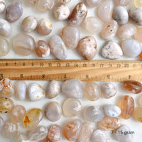 flower agate cherry blossom crystals