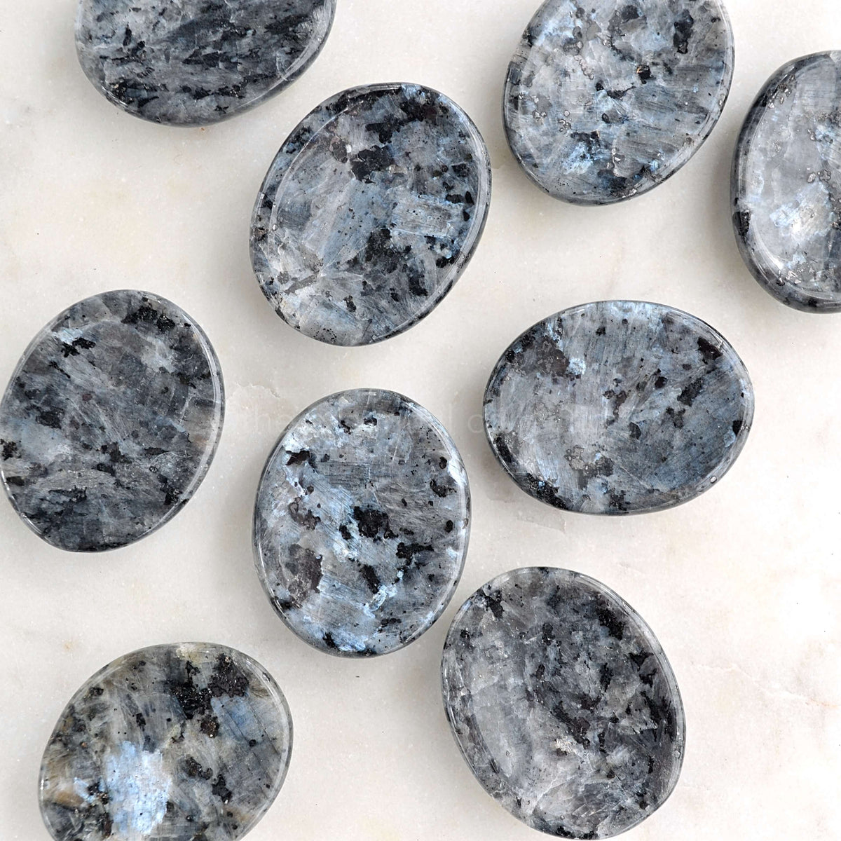 larvikite worry palm stone carving crystals