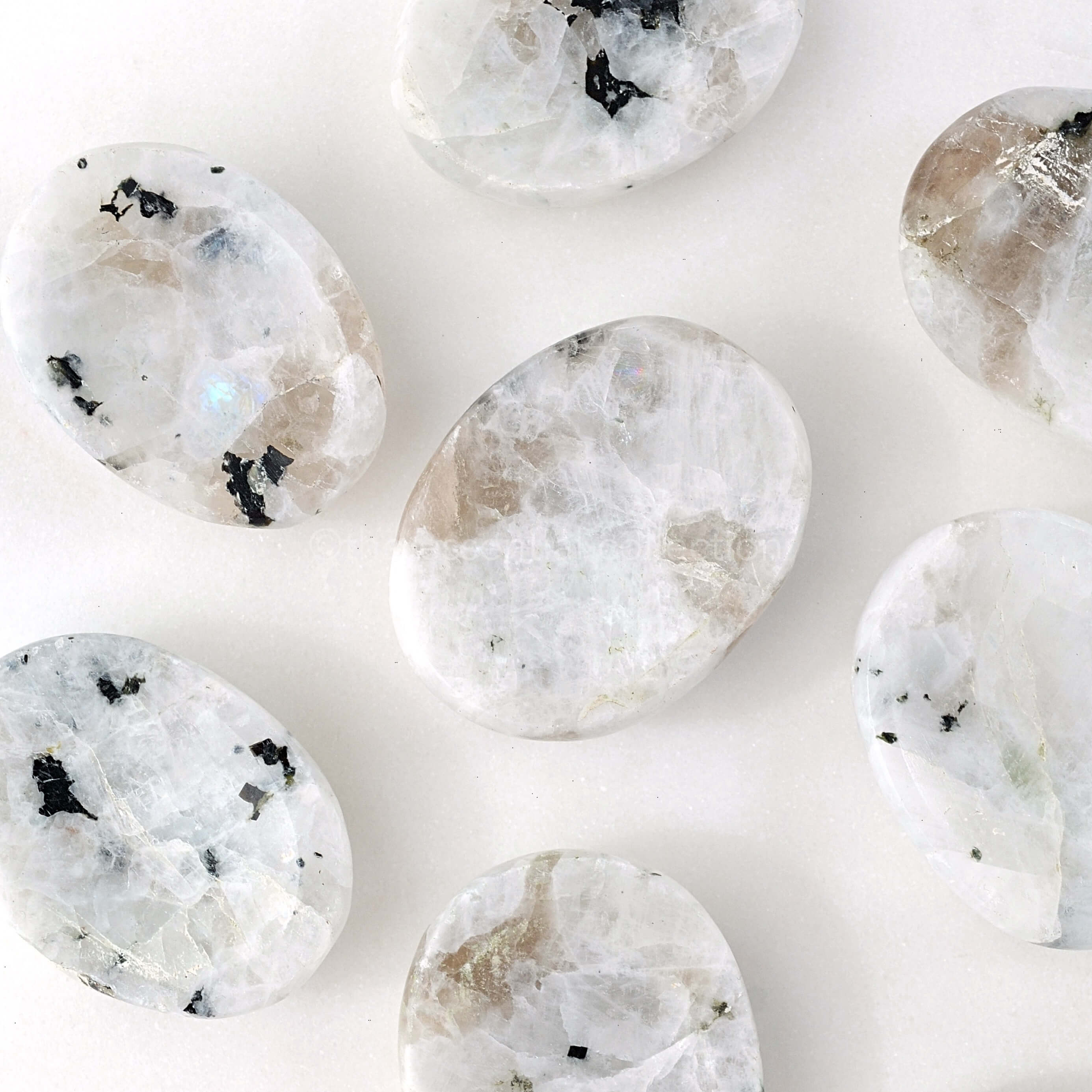 Rainbow Moonstone Worry Stone Crystals Australia The Essential Collection