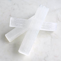 10cm satin spar rough selenite sticks