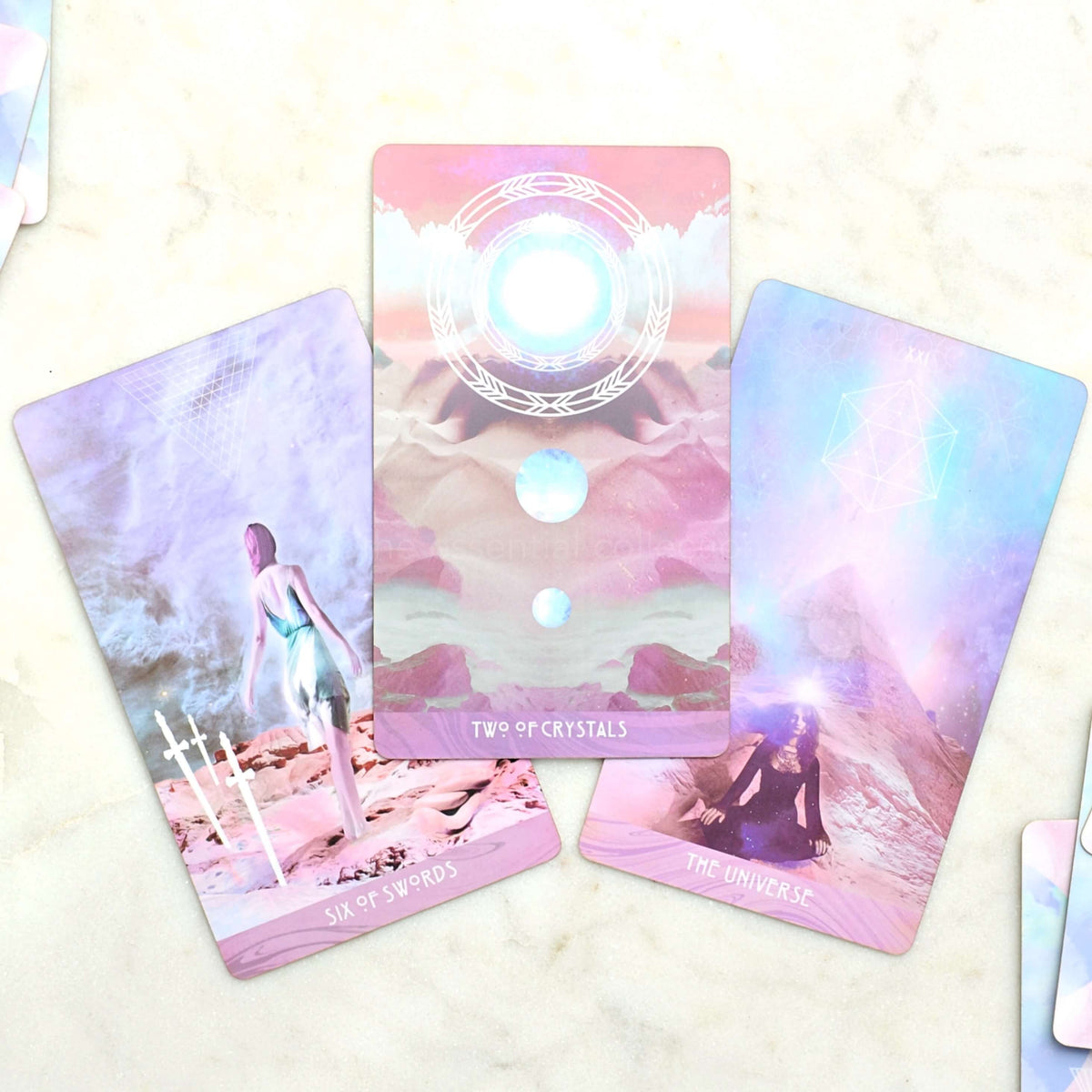 3 Starchild tarot deck cards Danielle noel