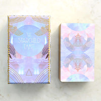 the Starchild tarot deck and box