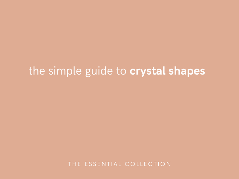 A Simple Guide to Crystal Shapes