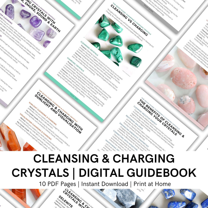 Cleansing & Charging Crystals | Digital Guidebook