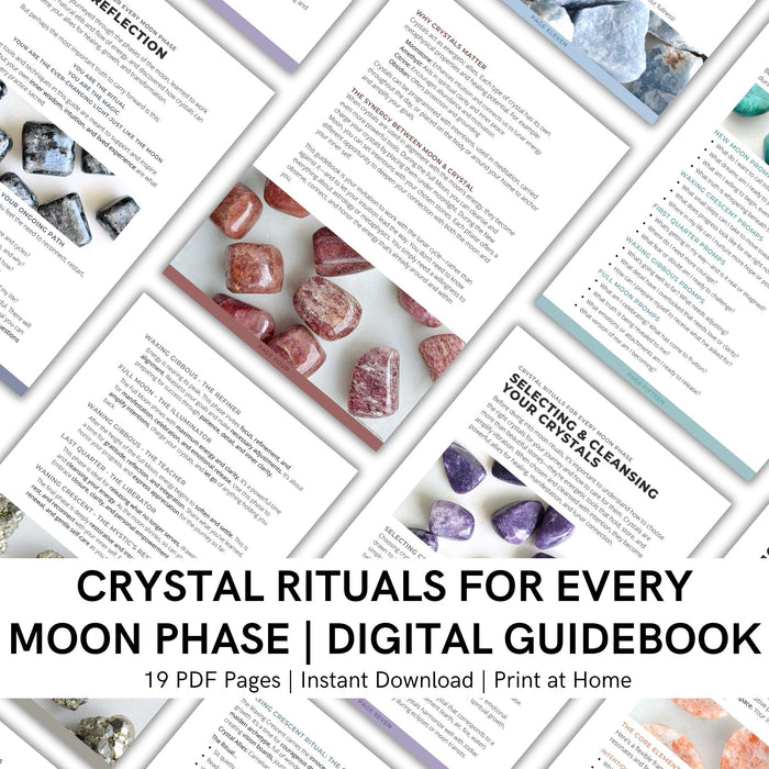 Crystal Rituals for Every Moon Phase | Digital Guidebook