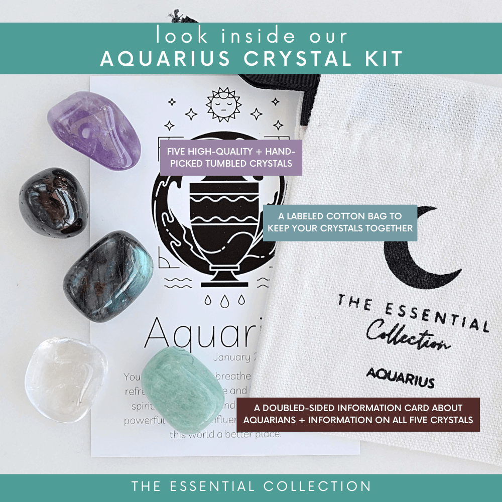 Aquarius | Zodiac Crystal Kit