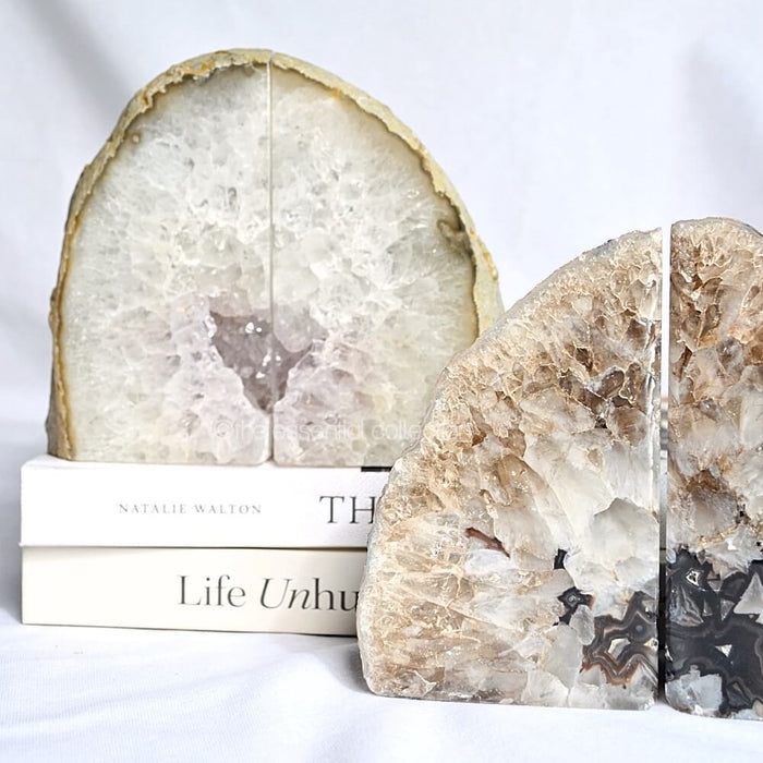 agate bookend for your home create a crystal aesthetic
