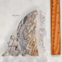 crystal fairy carvings clear quartz 252 grams