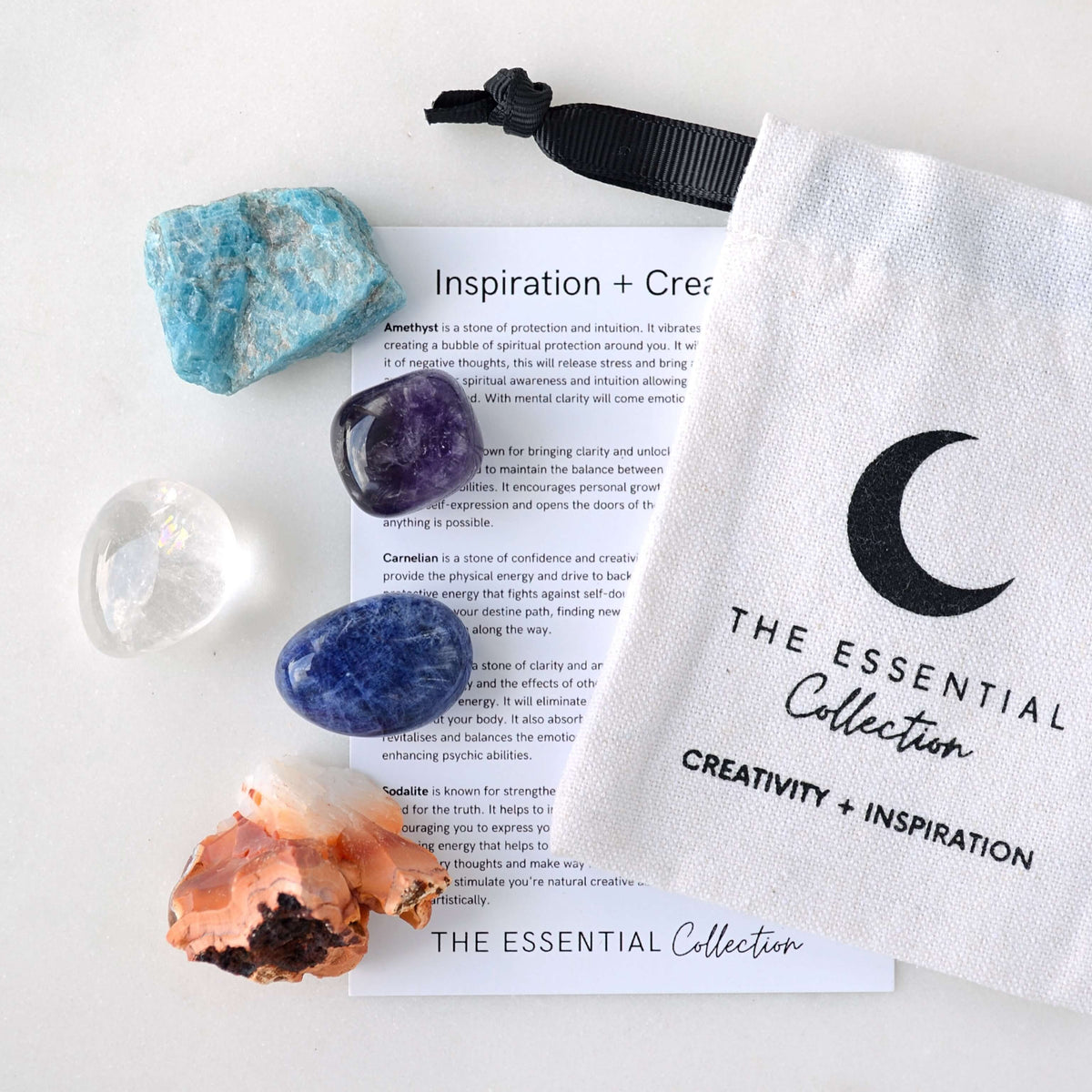 creativity and inspiration crystal healing kit
