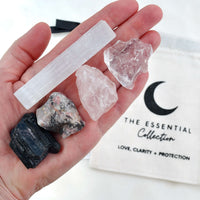 love clarity protection crystal kit in hand