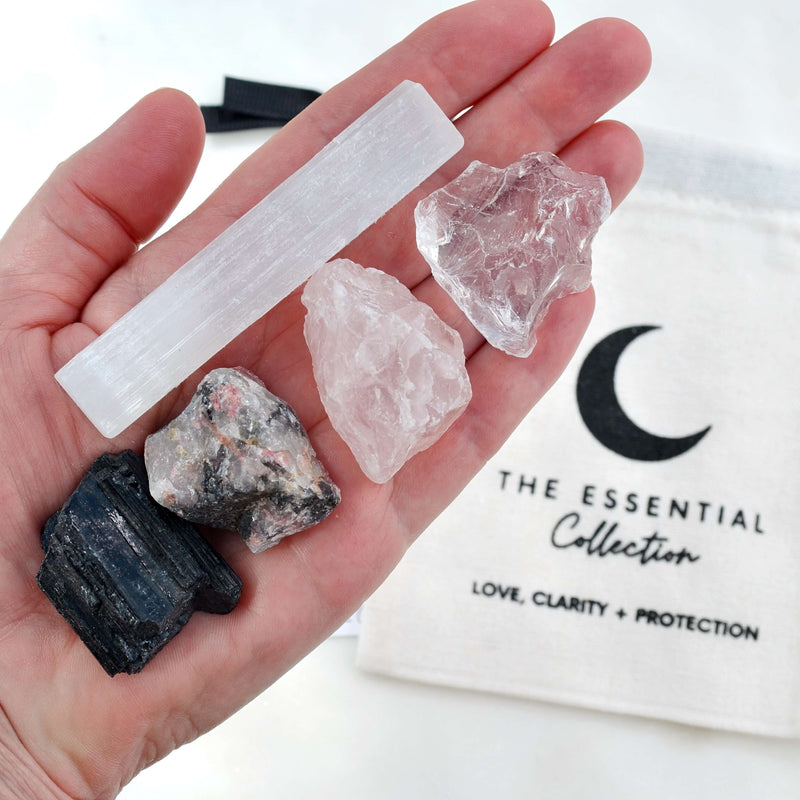love clarity protection crystal kit in hand
