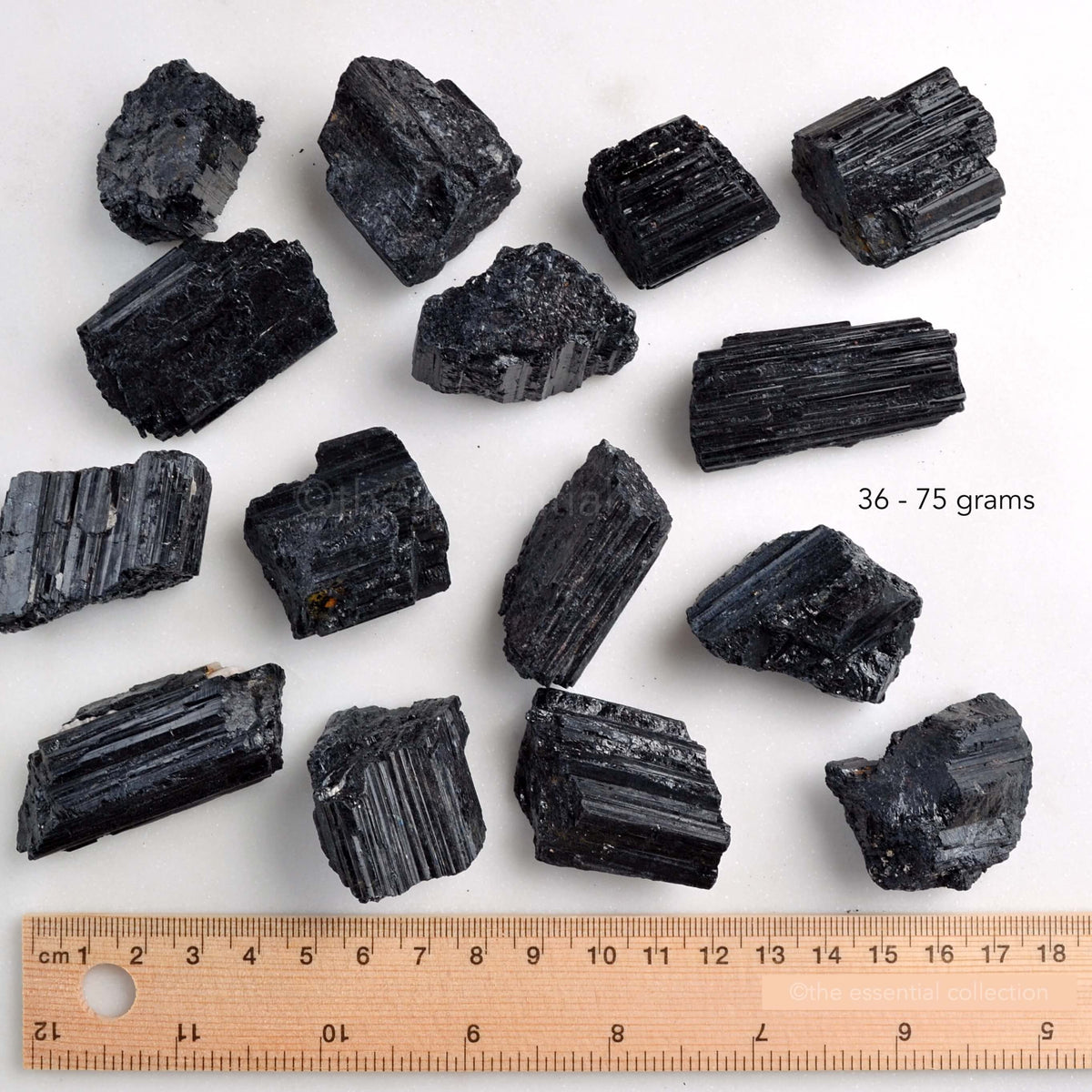 raw black tourmaline crystals Australia