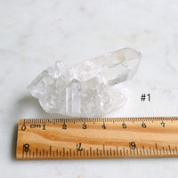 small clear quartz cluster number 1 44 grams