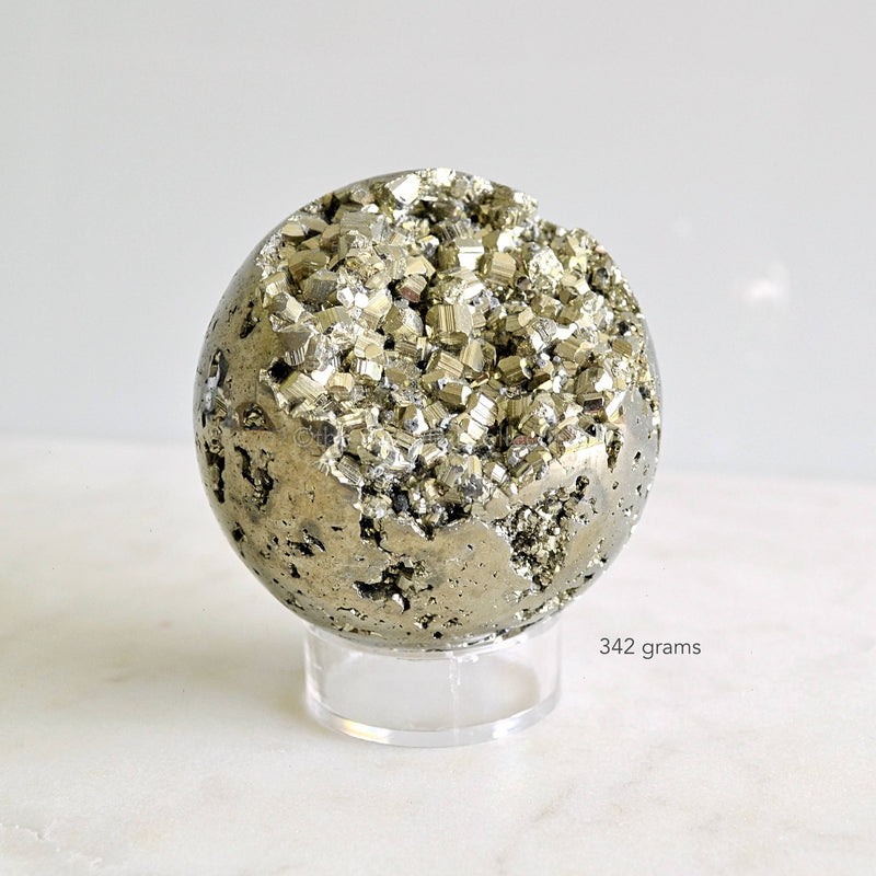 pyrite sphere 342 grams