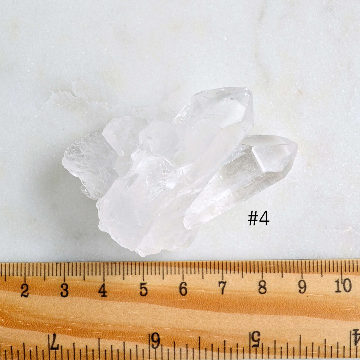 clear quartz cluster 38 grams