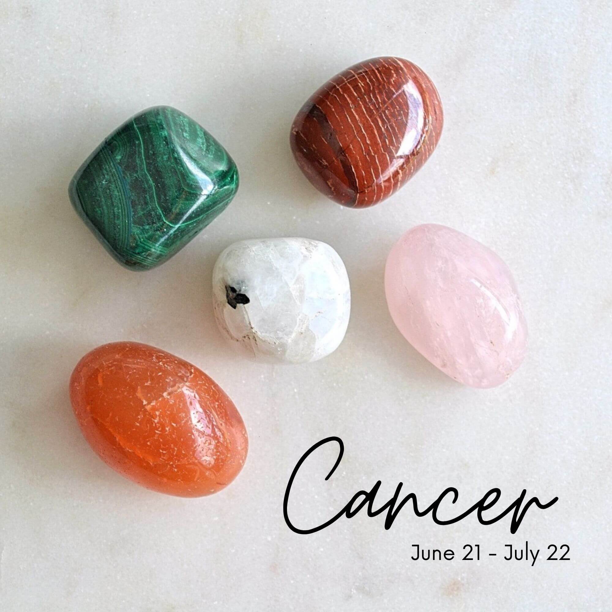 Cancer zodiac stones 2025 and crystals