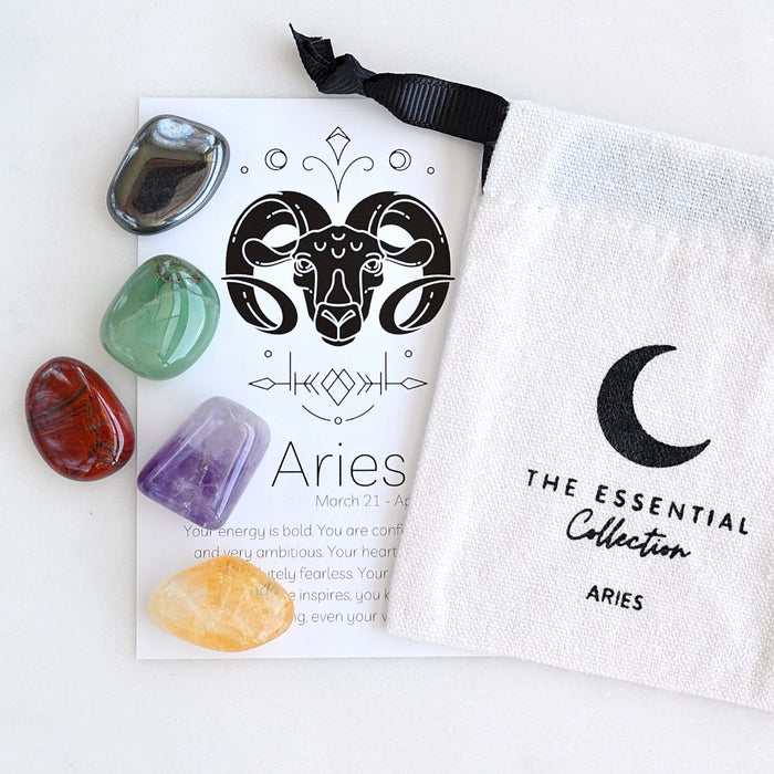 aries zodiac crystal kit