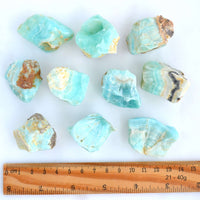 shop raw blue aragonite crystals