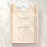 blue rose journal back cover Danielle Noel