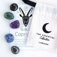 capricorn zodiac healing crystal kit