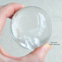 clear quartz crystal sphere ball