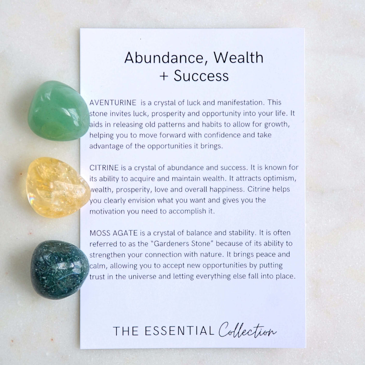 abundance wealth success crystals australia