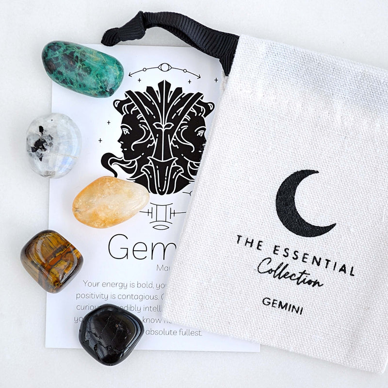 Gemini Zodiac Crystal Kit – The Essential Collection