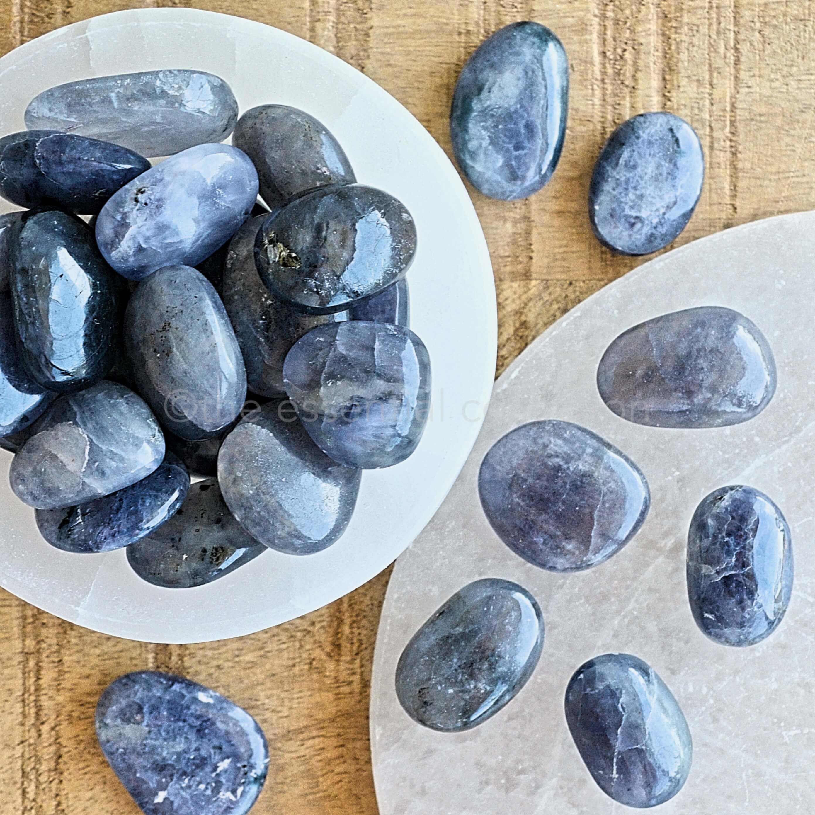 Iolite Tumbled Stones | Iolite Crystals | factory Tumbles