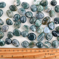 Moss Agate | Tumbles Multiple Weights