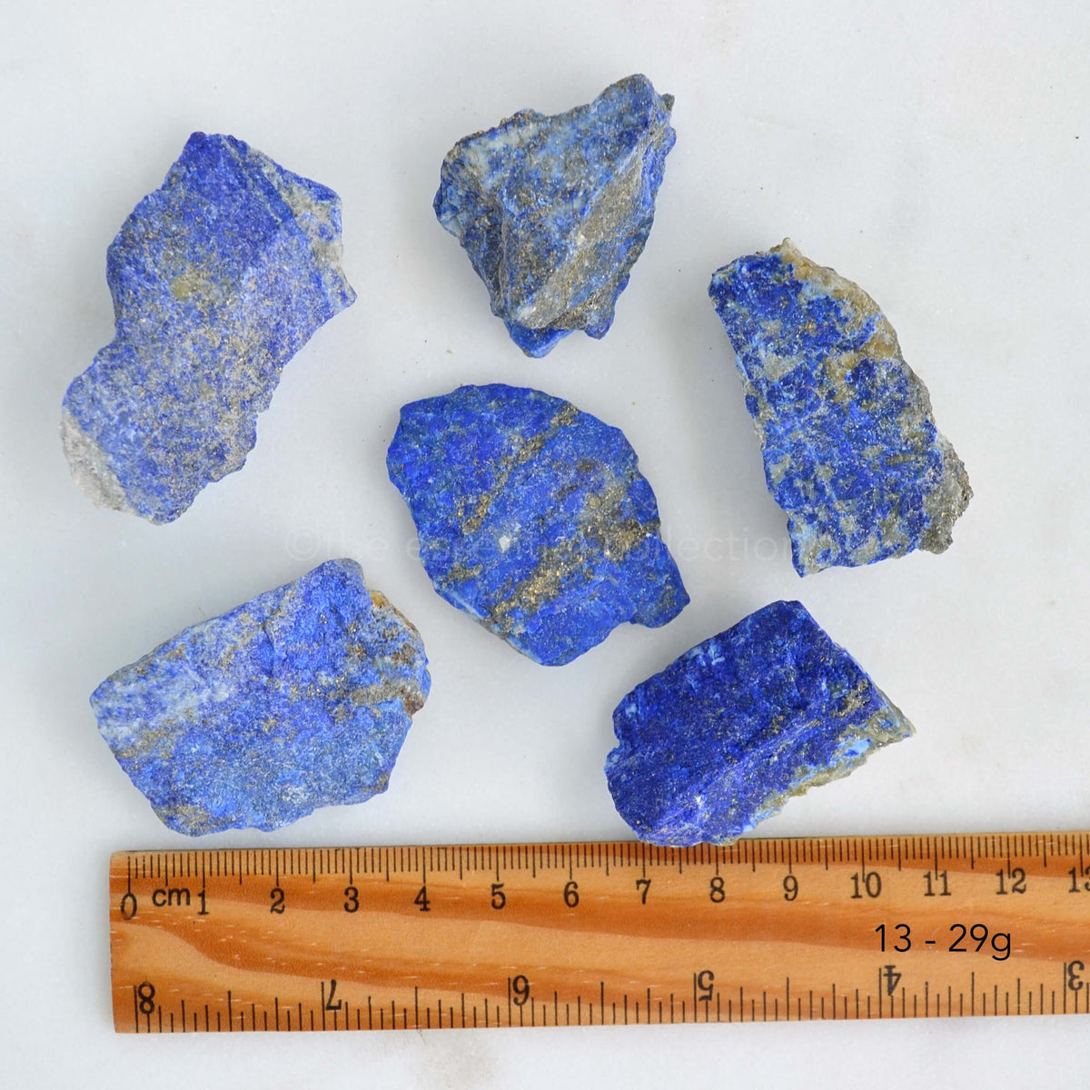lapis lazuli raw gemstone crystals 13-29g
