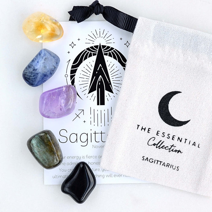 sagittarius healing crystal kit