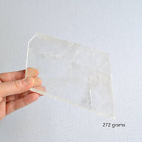 selenite satin spar slab