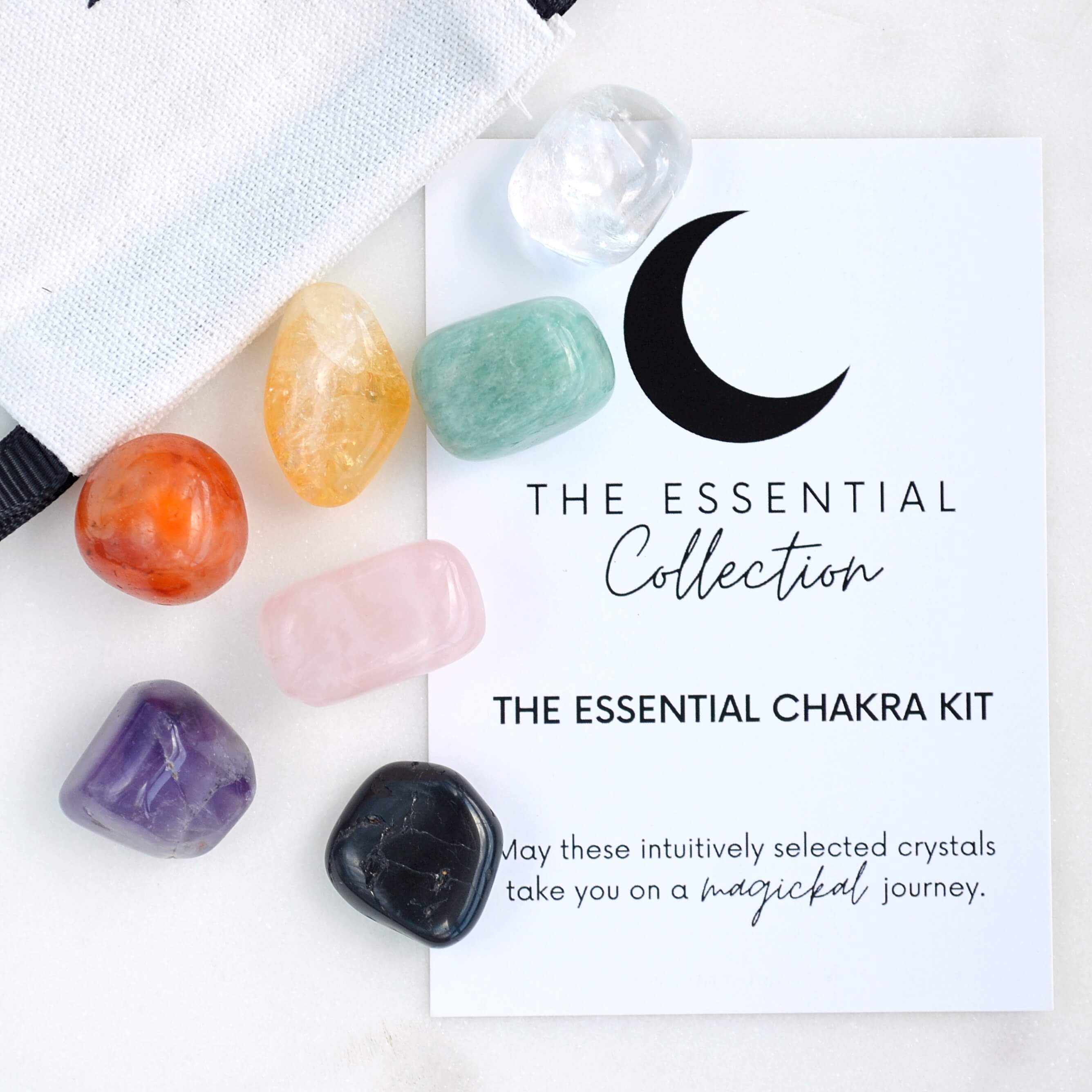 Essential Chakra Crystal Kit The Essential Collection