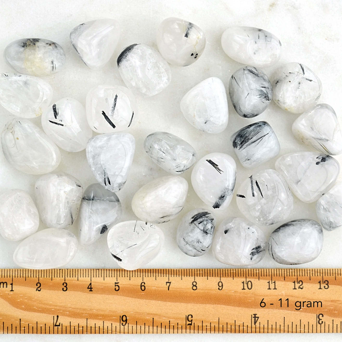 tourmalinated quartz tumbles australia